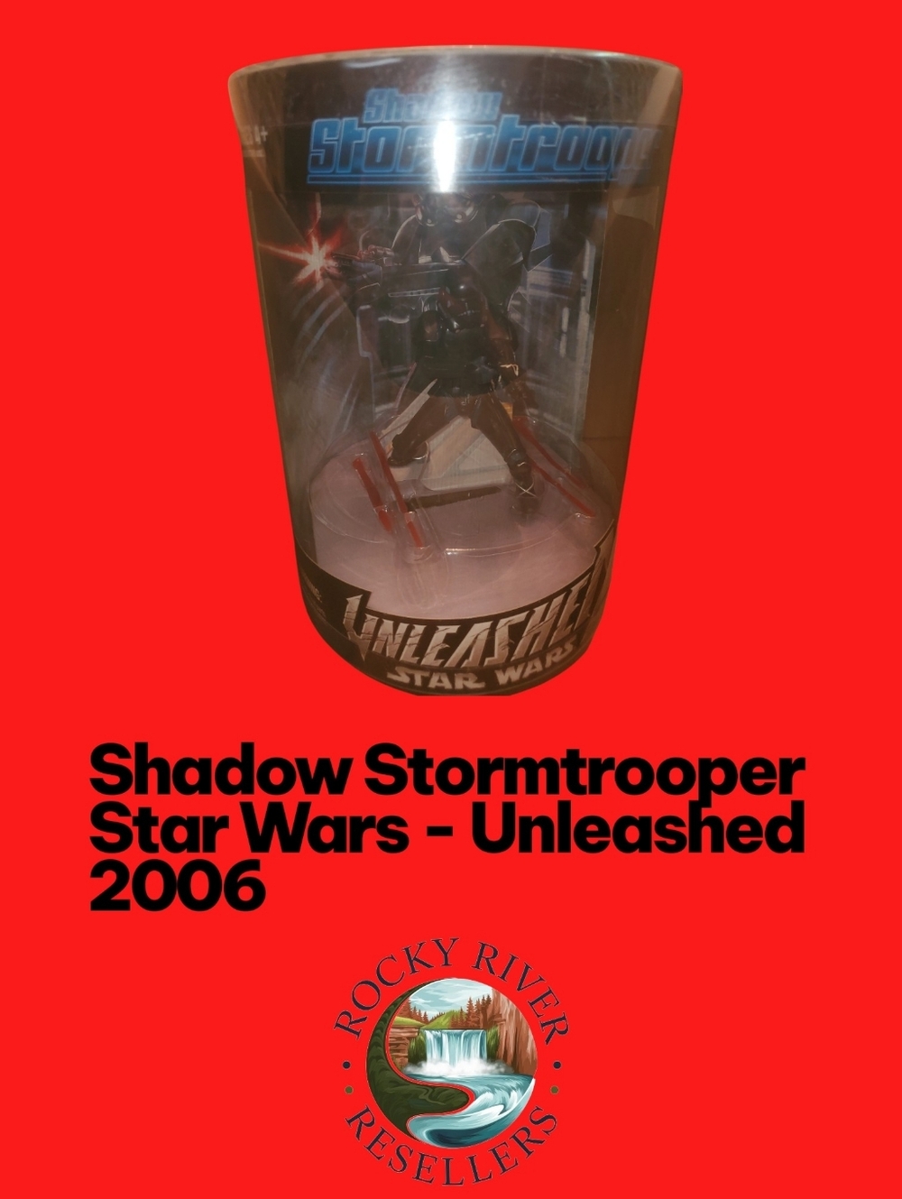 Shadow Stormtrooper | 7" Action Figure | Star Wars | Unleashed | 2006 | Hasbro